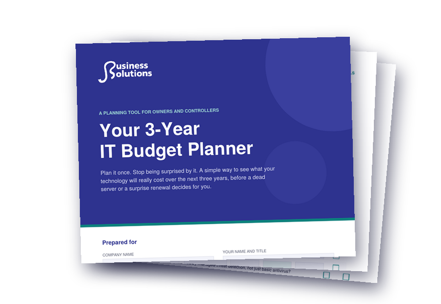 Free 3-Year IT Budget Planner
